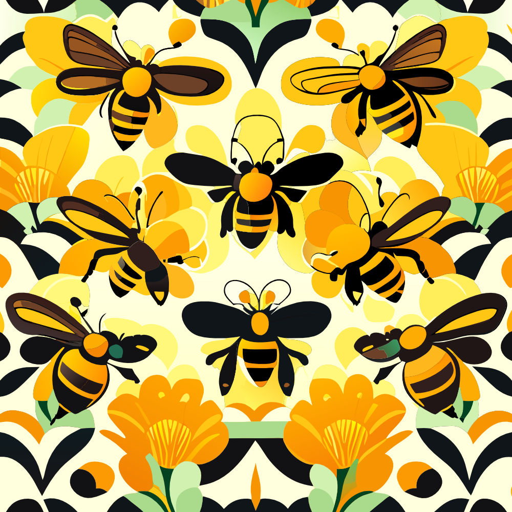 bee seamless pattern 6 934