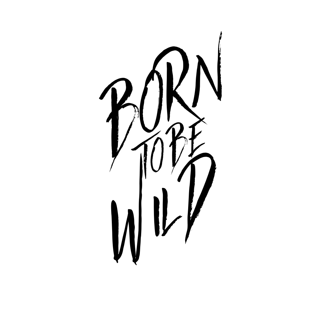 SVG for T Shirt, BORN TO BE WILD SVG, BORN TO BE WILD PNG preview image.