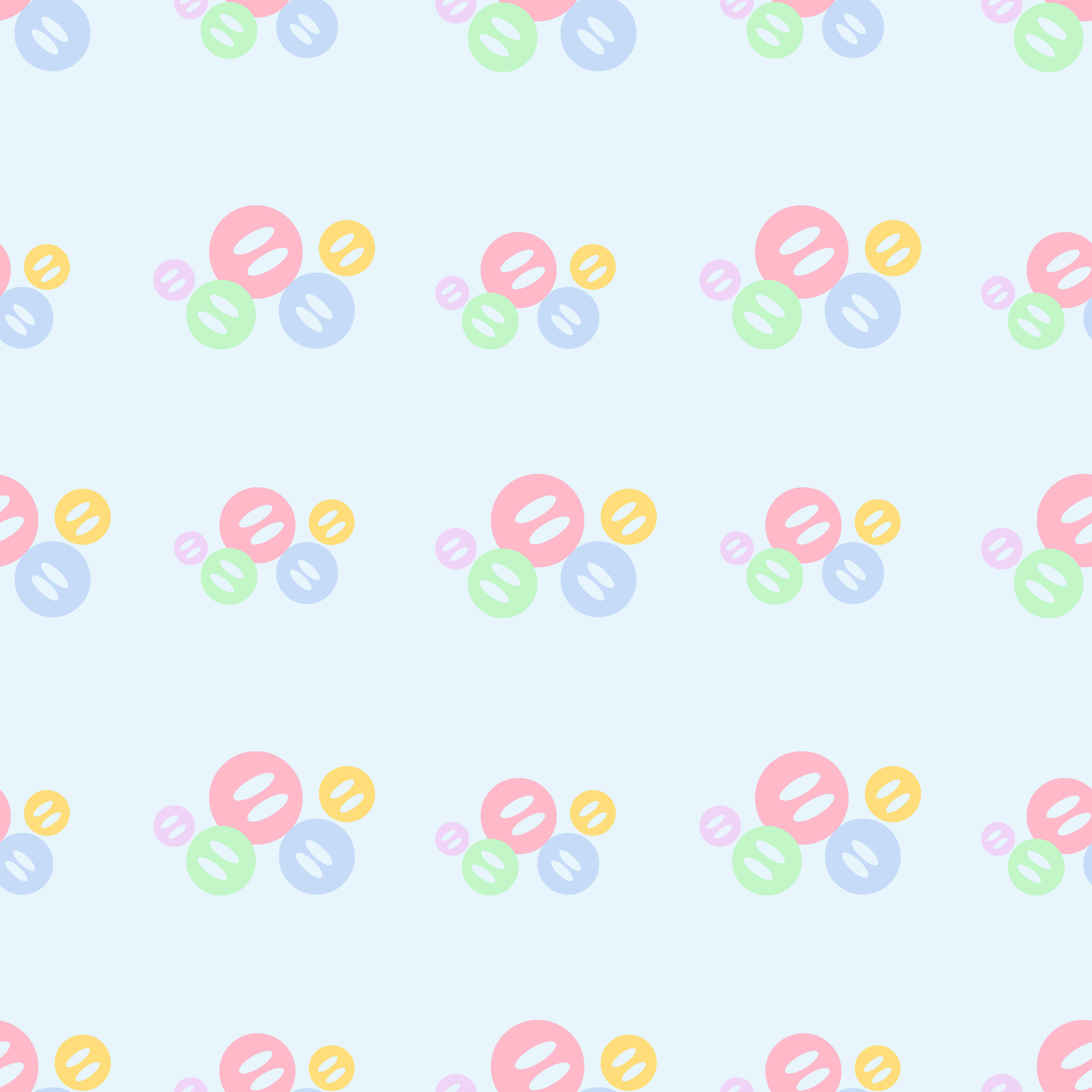7 cute seamless patterns, budget friendly preview image.