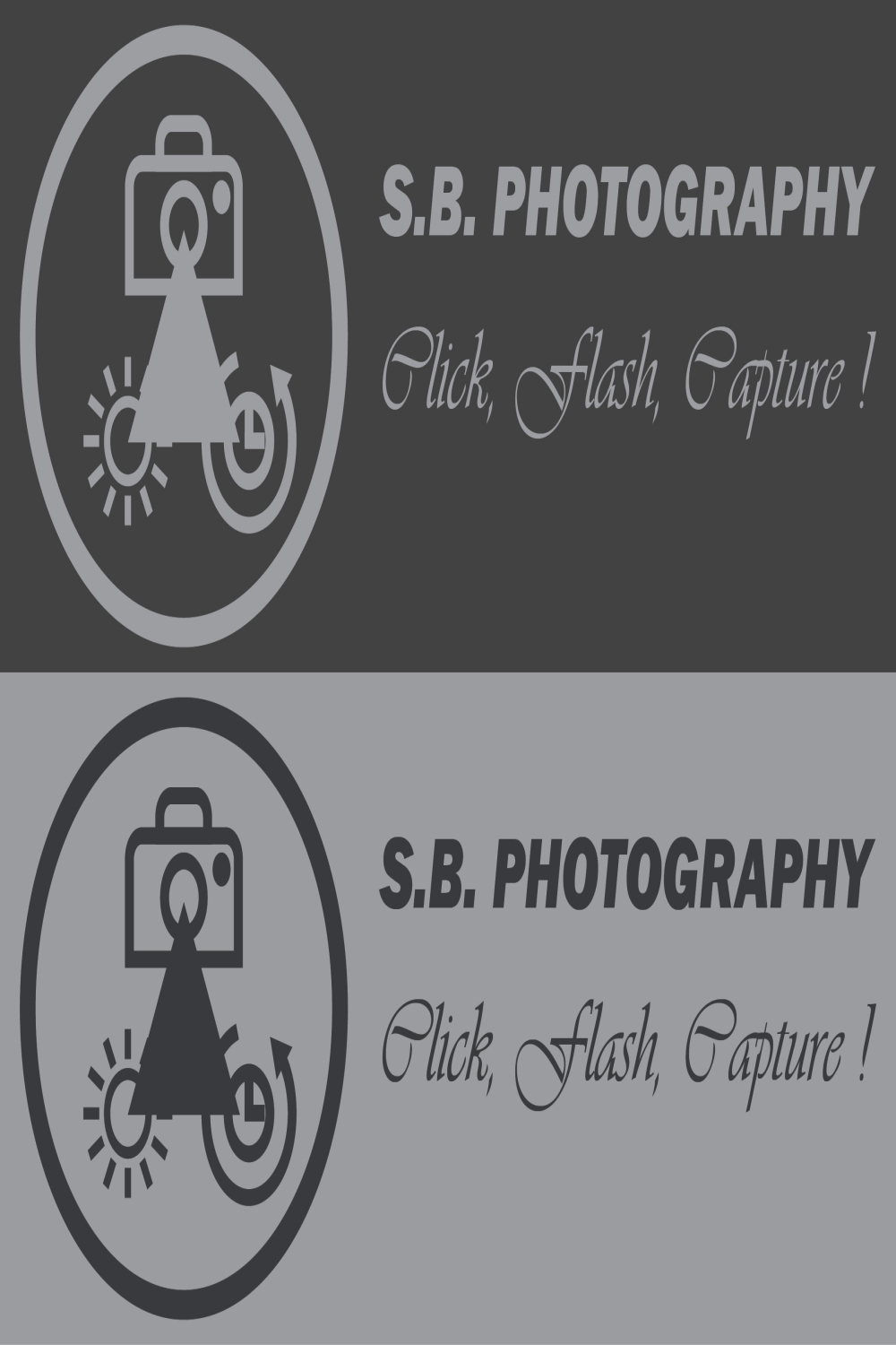 photography logo pinterest preview image.
