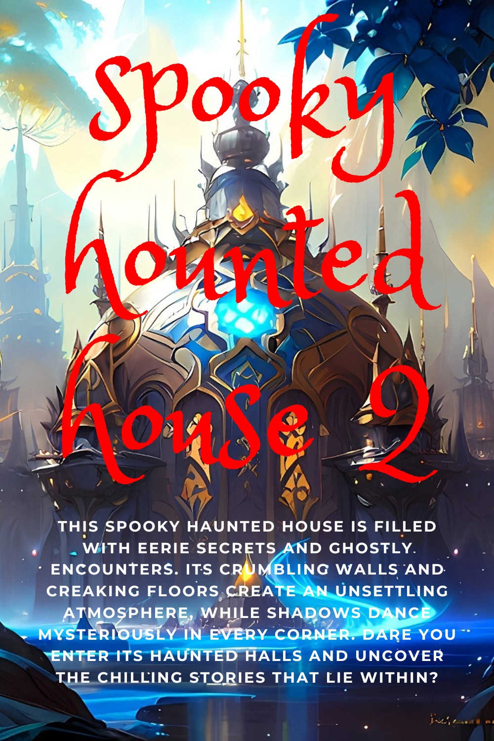 Spooky Hounted House 2 pinterest preview image.