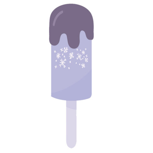 4 Sparkle Ice-cream Stickers JPG cover image.