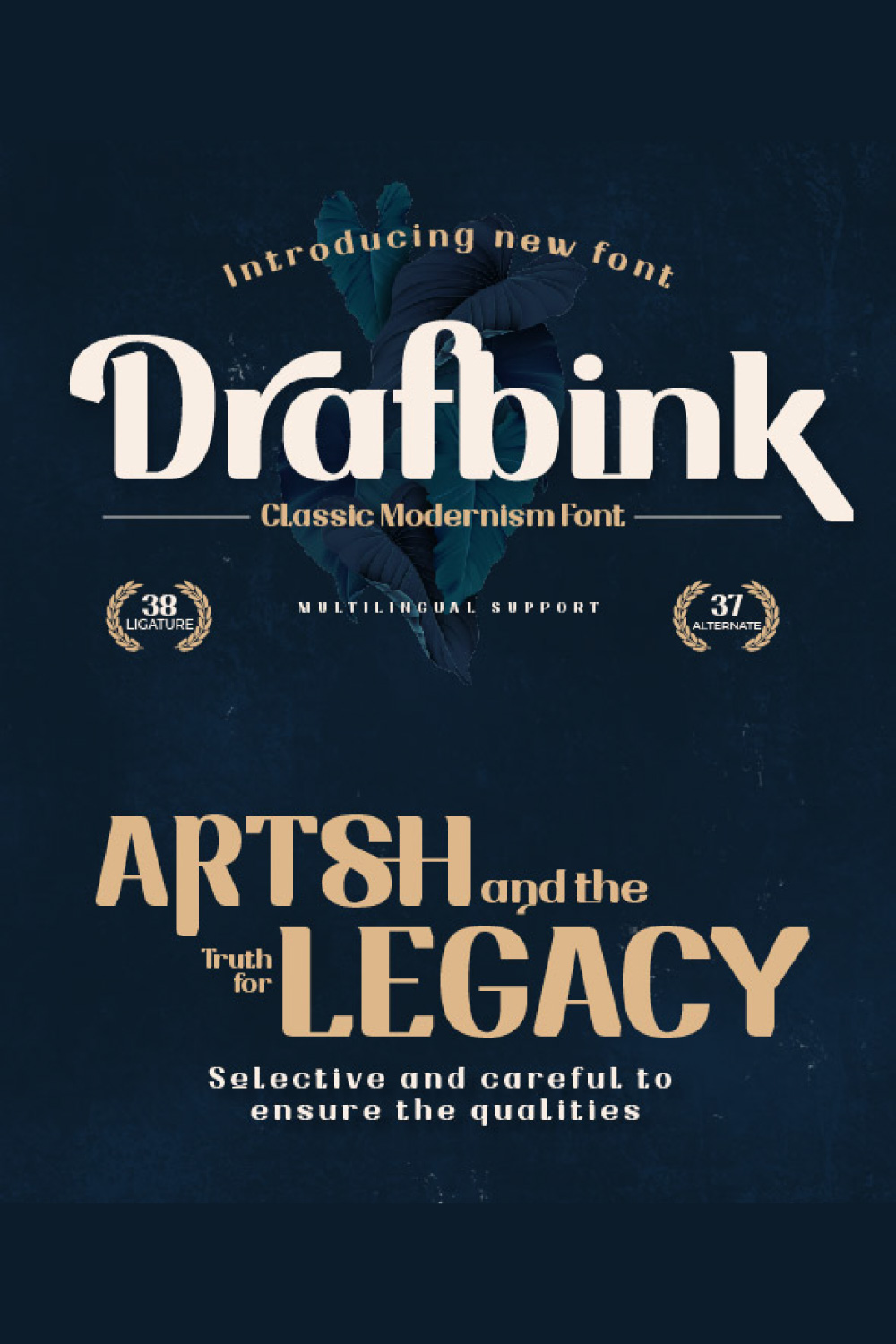 Drafbink | Serif Classic Modernism pinterest preview image.