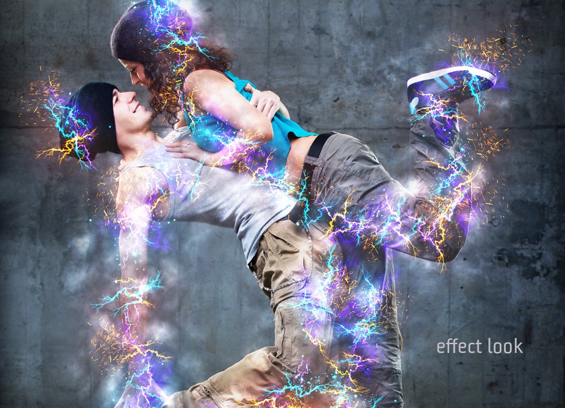 electric energy photoshop action 3 761