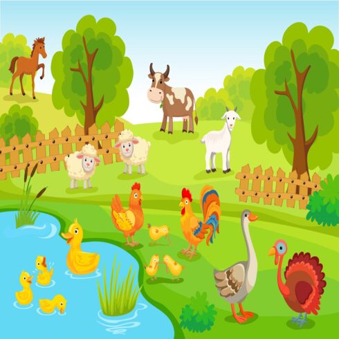 farm animals cover image.