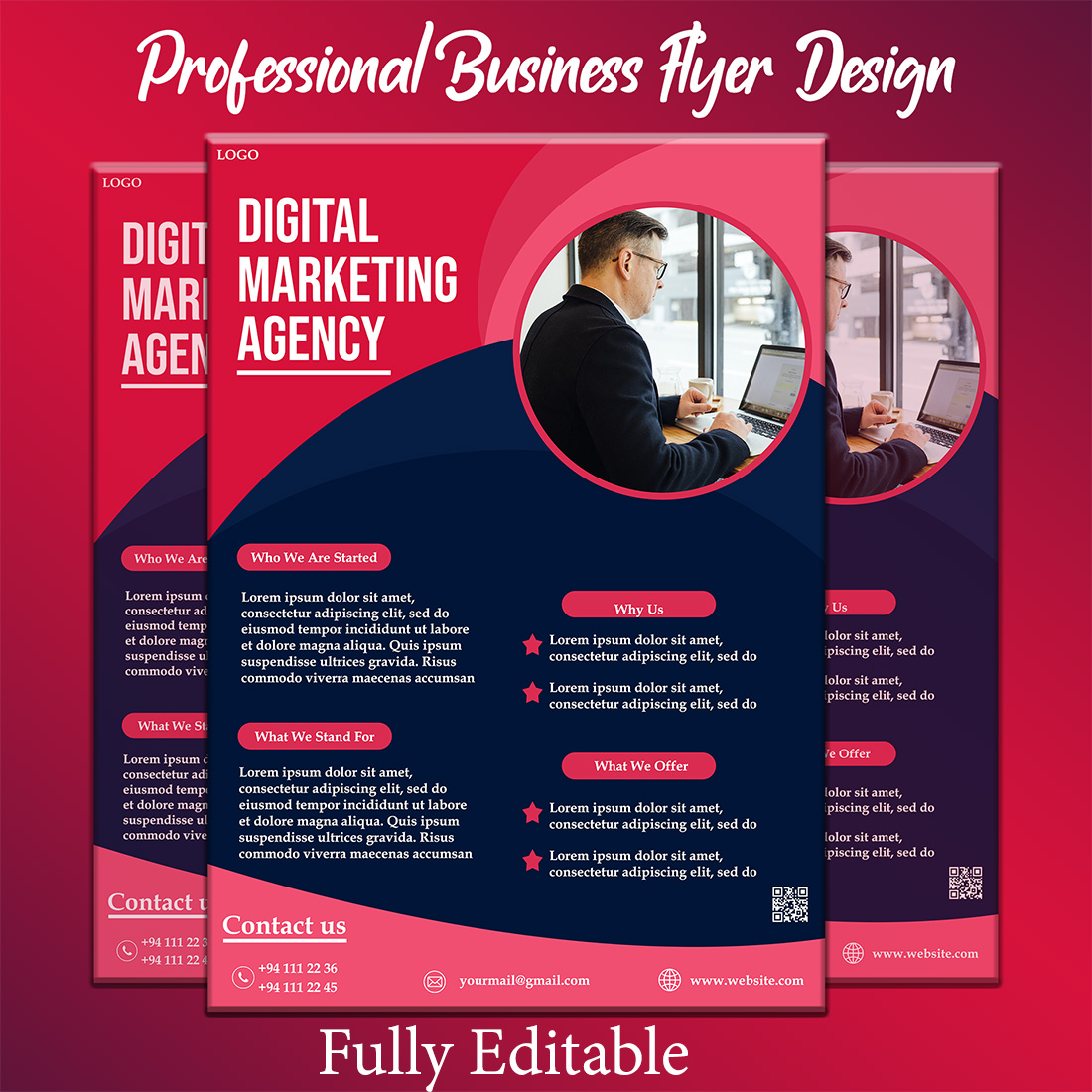 Business Flyer Template cover image.