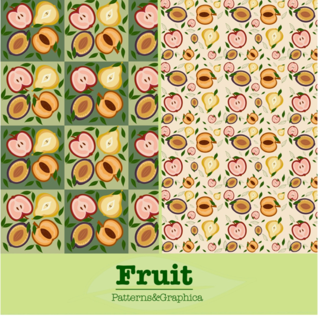 Fruit Patterns & Graphica preview image.