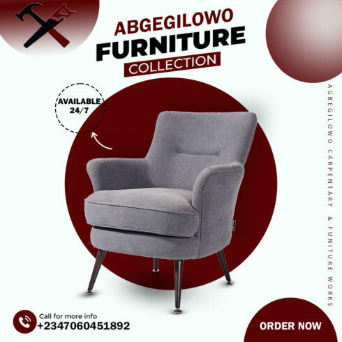 furniture social medial template cover image.