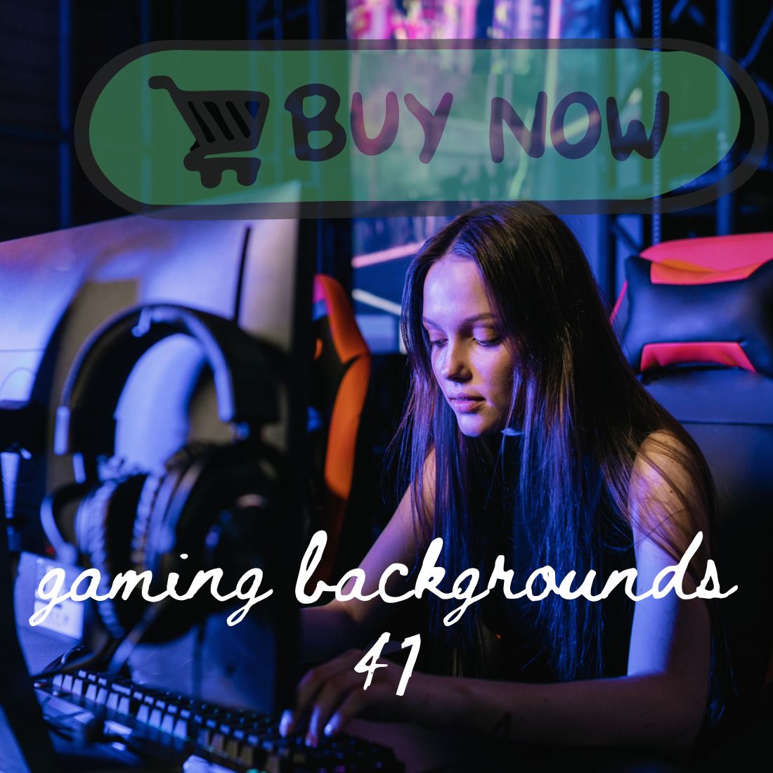 41 gaming backgrounds cover image.