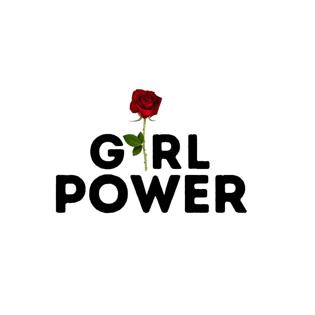 SVG for T Shirt, GIRL POWER SVG, GIRL POWER PNG preview image.
