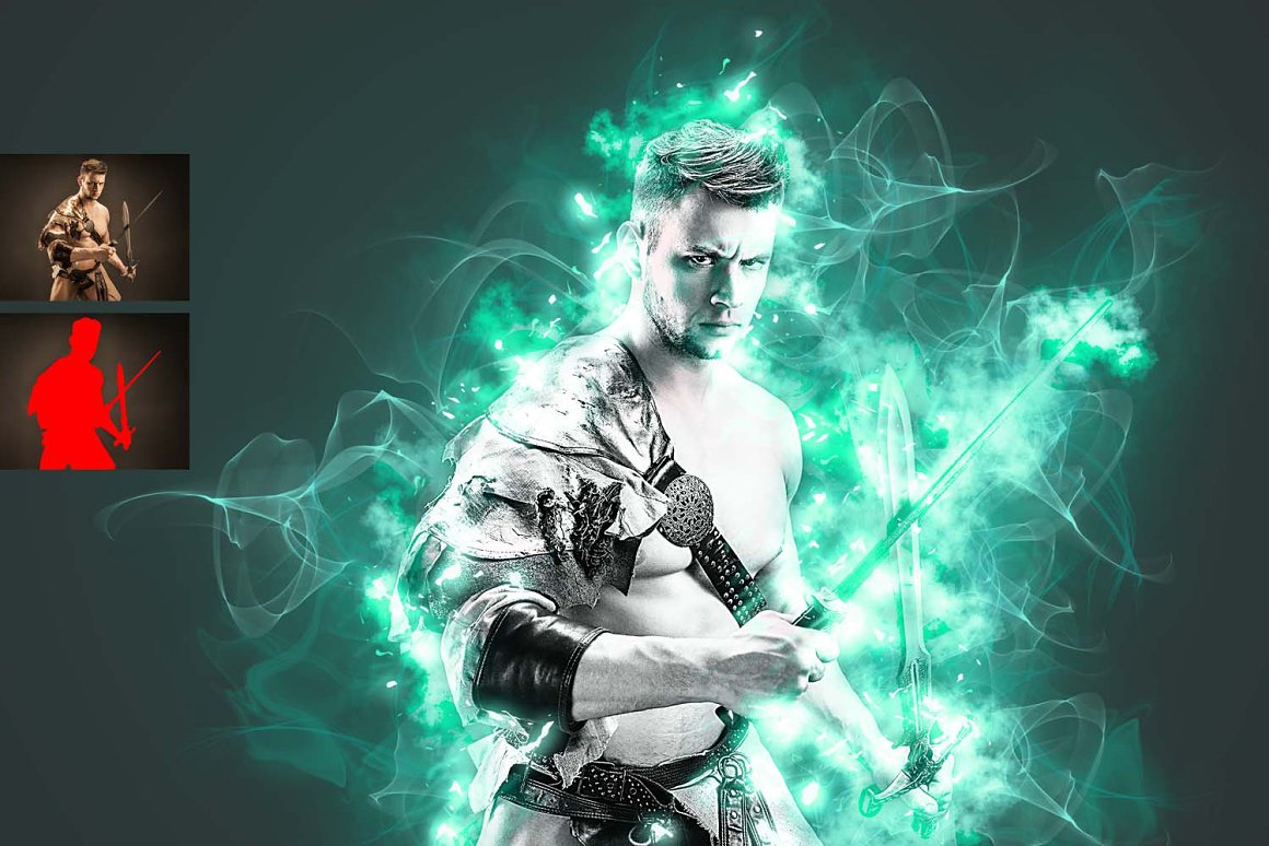 glowing smoke photoshop action 10 578