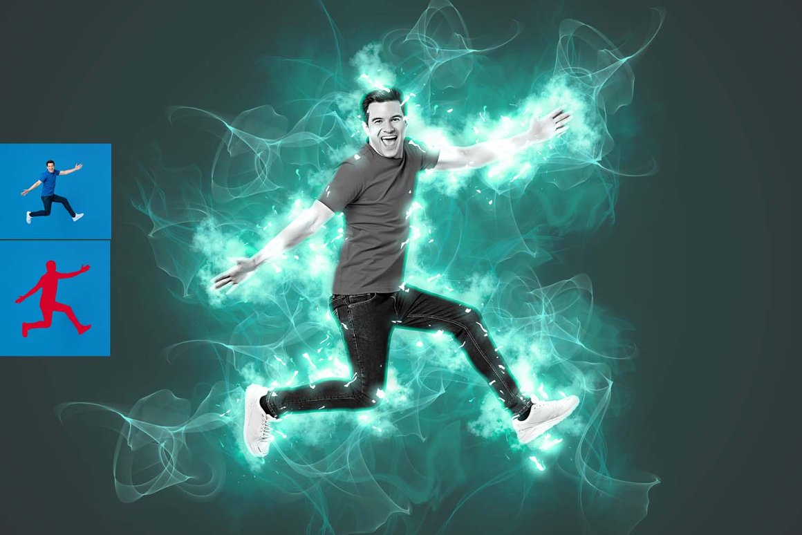 glowing smoke photoshop action 4 957