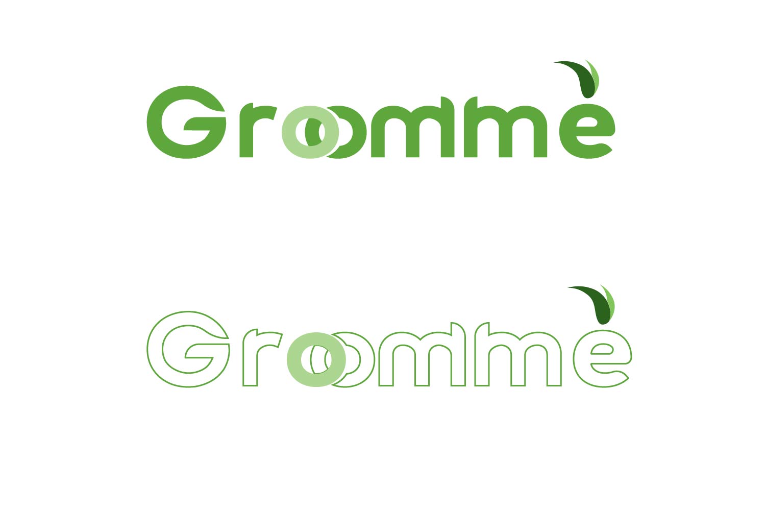 GROOME logo DESIGN pinterest preview image.