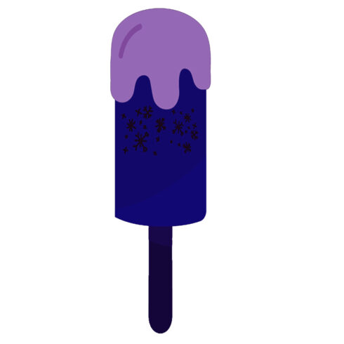 Set of 4 Summer Ice cream Stickers AI cover image.