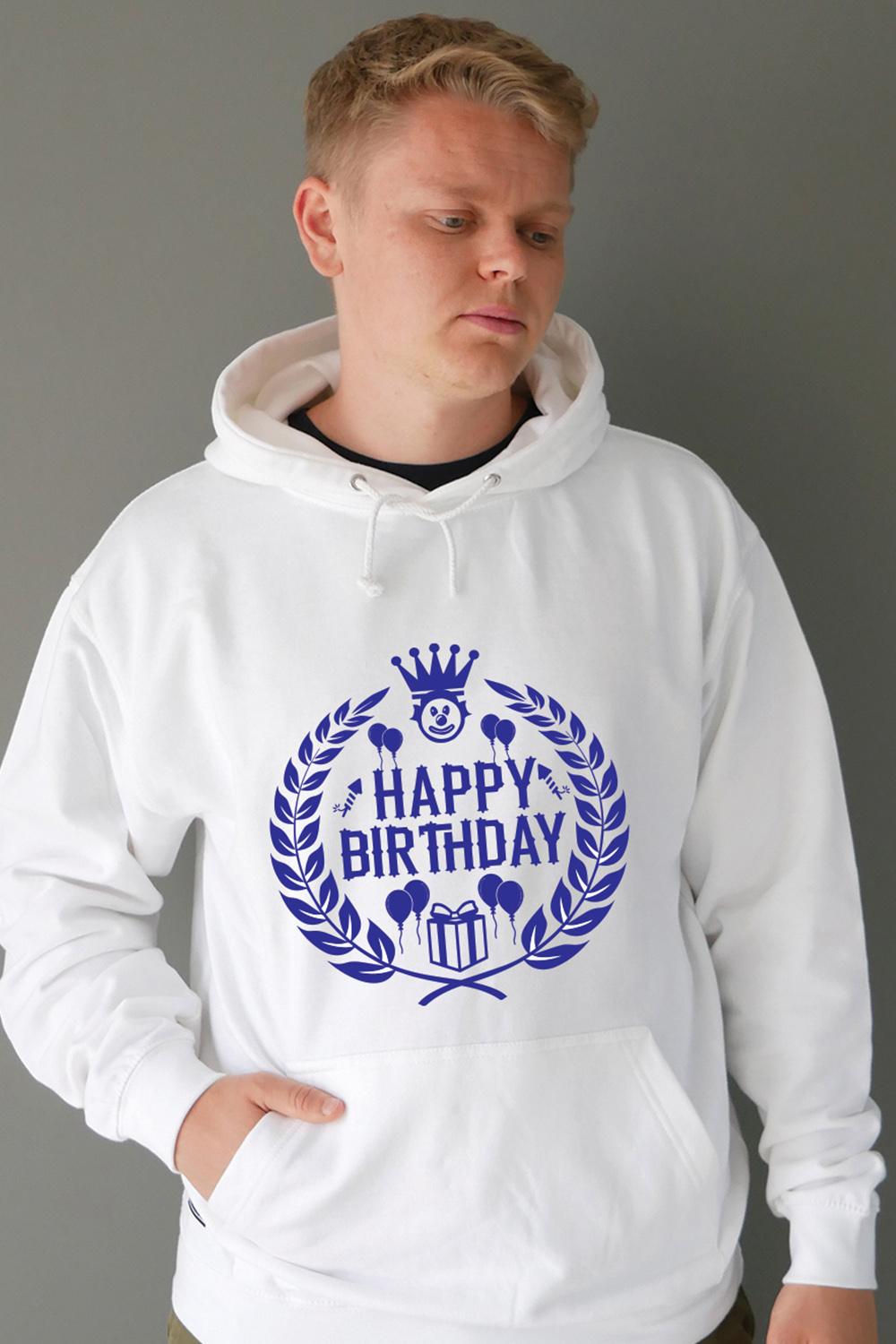 happy birthday and t shirt logo design pinterest preview image.