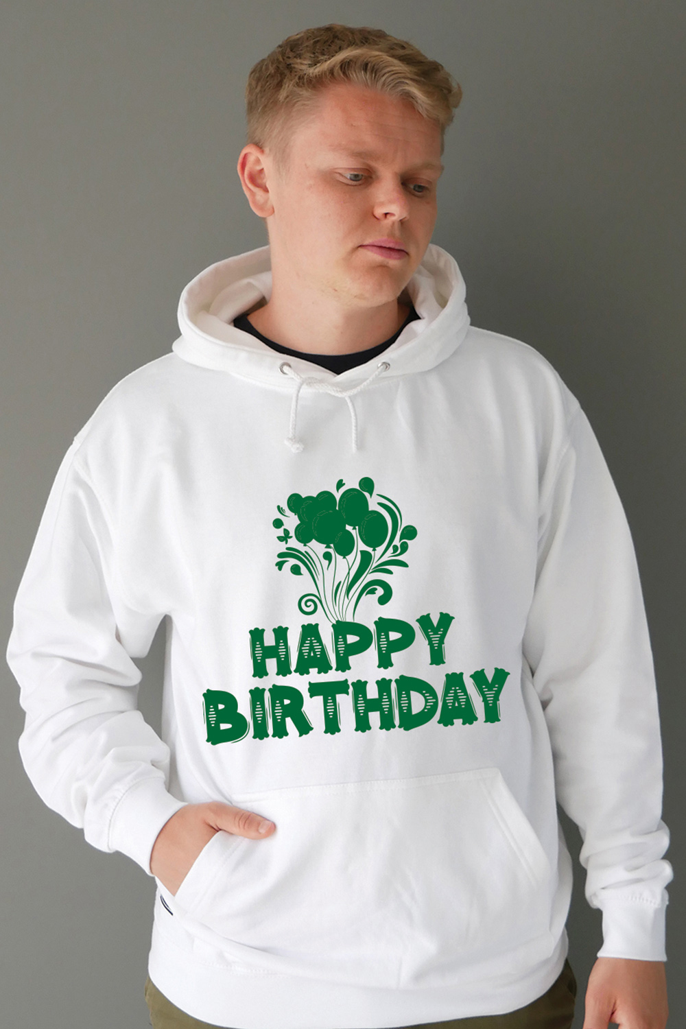 happy birthday and t shirt logo design pinterest preview image.