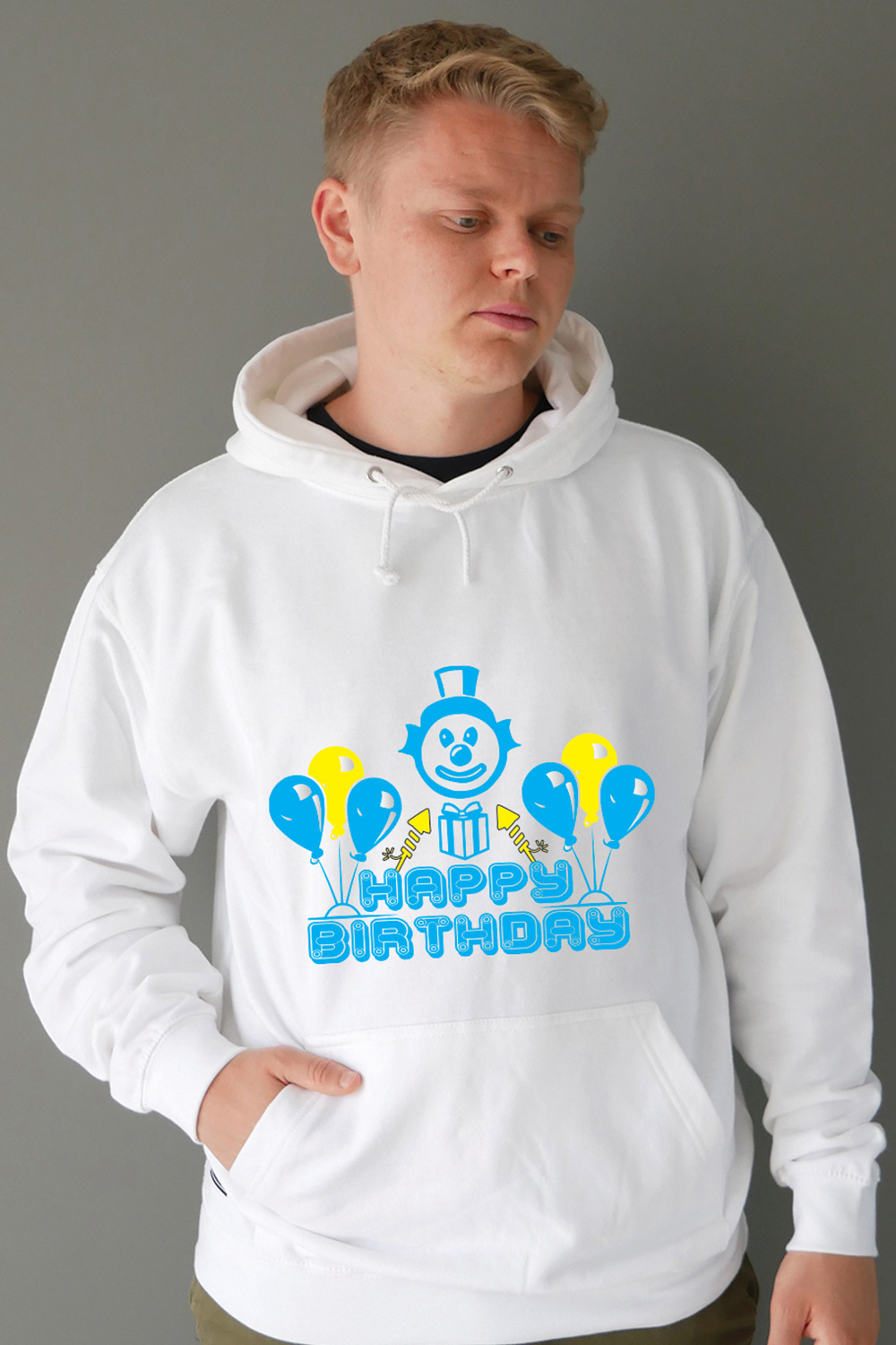 happy birthday and t shirt logo design pinterest preview image.