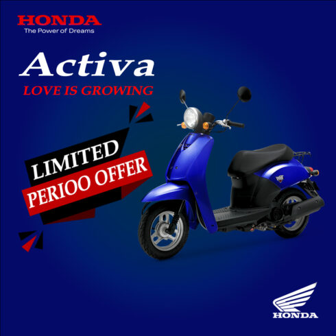HONDA ACTIVE SCOOTY cover image.