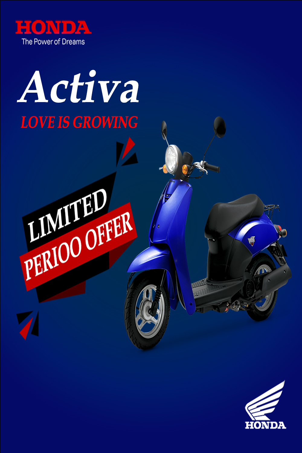 HONDA ACTIVE SCOOTY pinterest preview image.