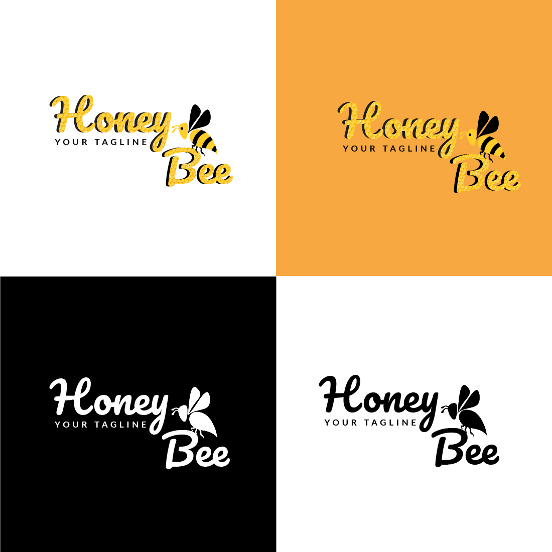 Honey Bee logo preview image.
