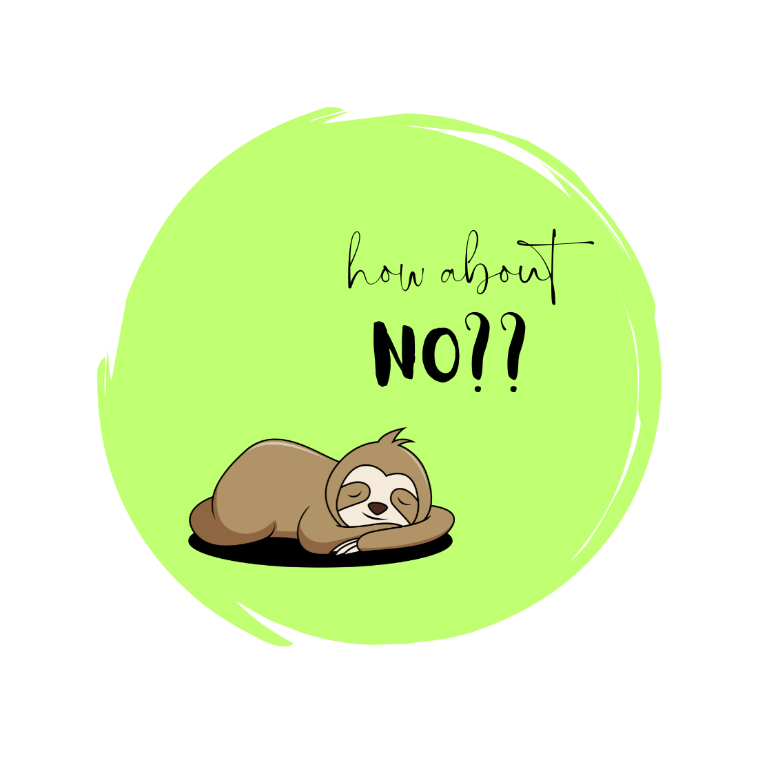 Graphic T-shirt - Sloth Tee cover image.