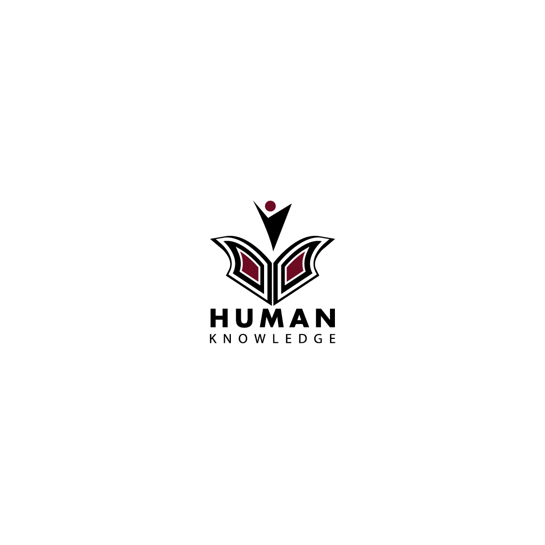 education logo ( human knowledge) preview image.