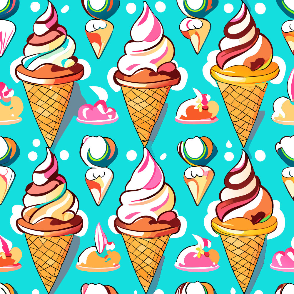 ice cream seamless pattern 2 559