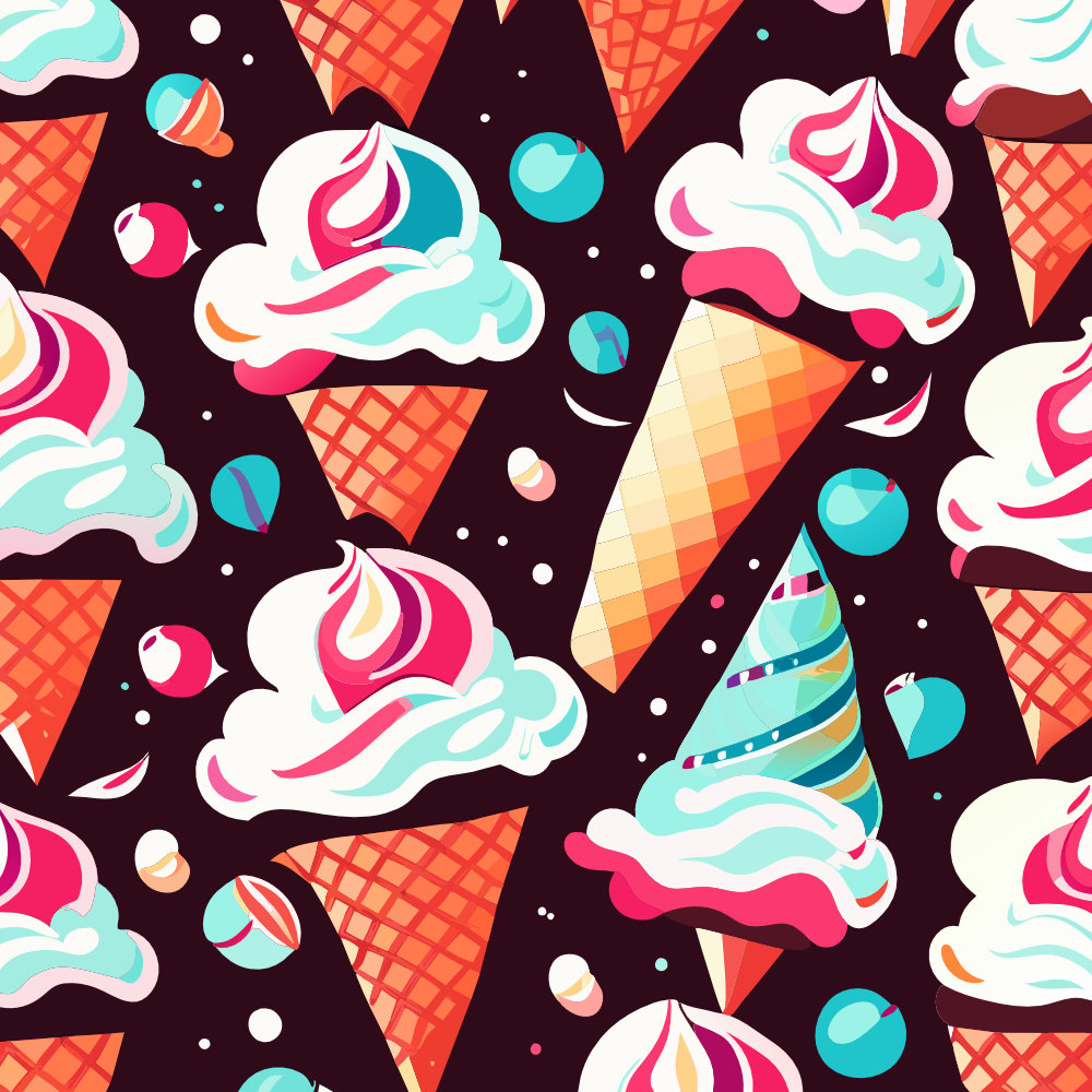 ice cream seamless pattern 3 894