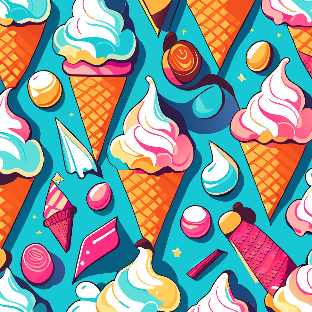 ice cream seamless pattern 6 119