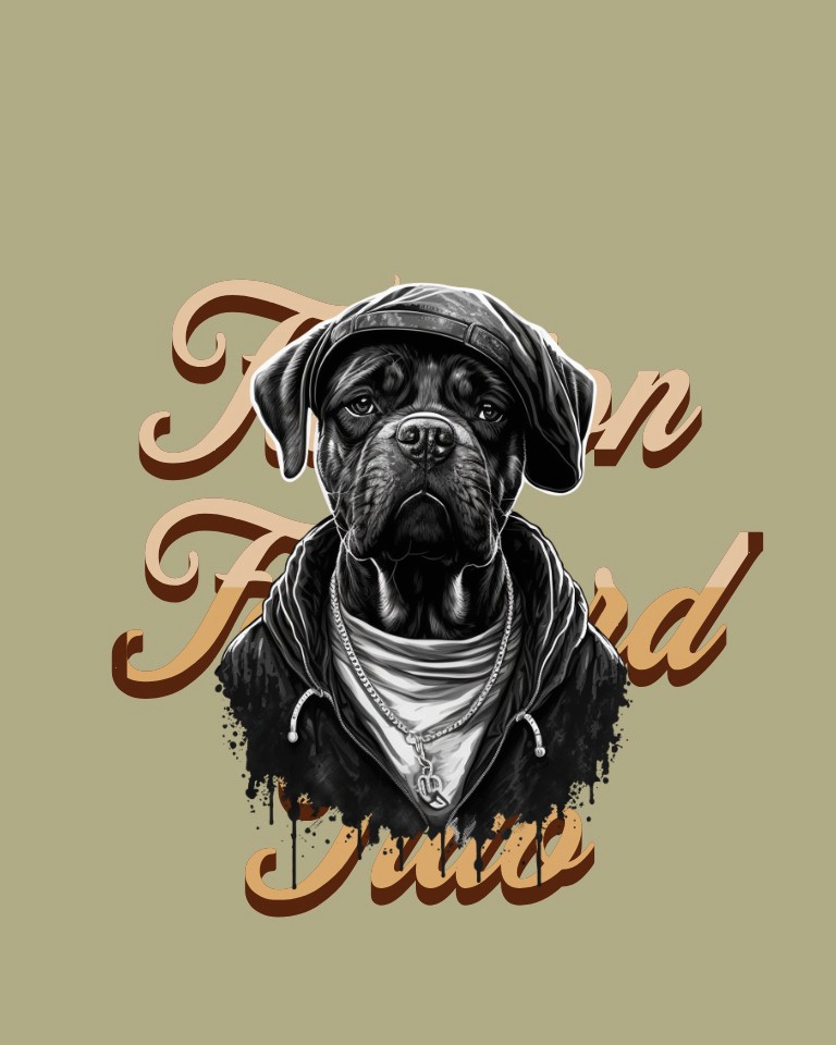 Pawsitively Timeless: 10 vintage Inspired dog T-shirt Design pinterest preview image.