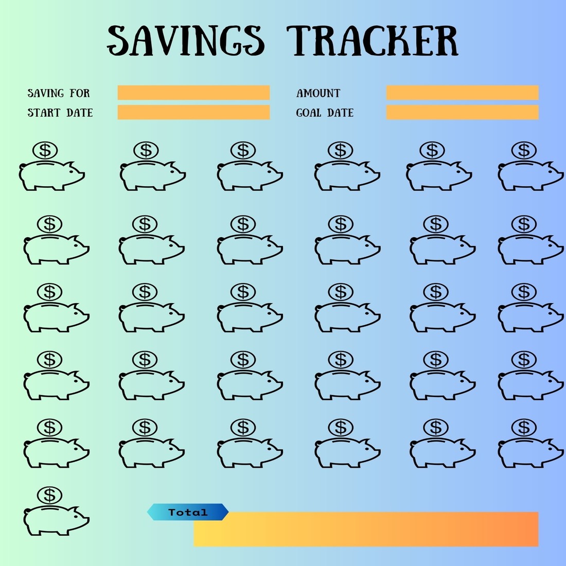 Savings Tracker preview image.