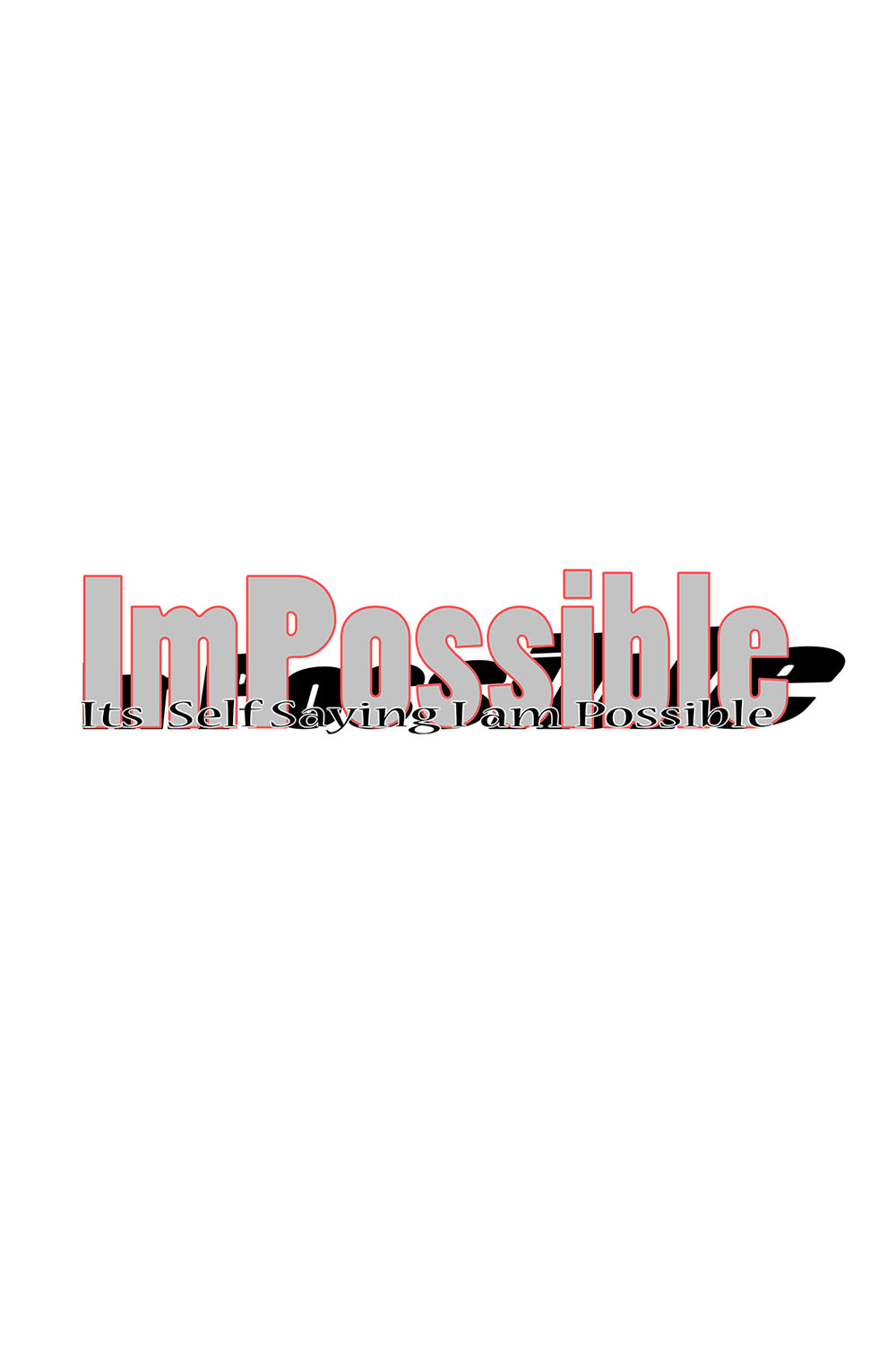 Impossible to I M Possible pinterest preview image.