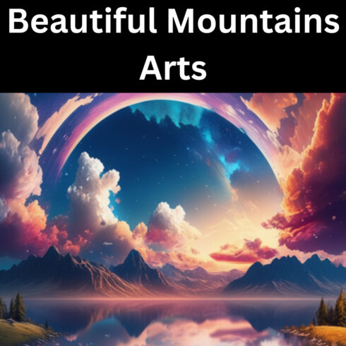 Beautiful Mountains Arts | 4 Images | Arts with Sky View cover image.