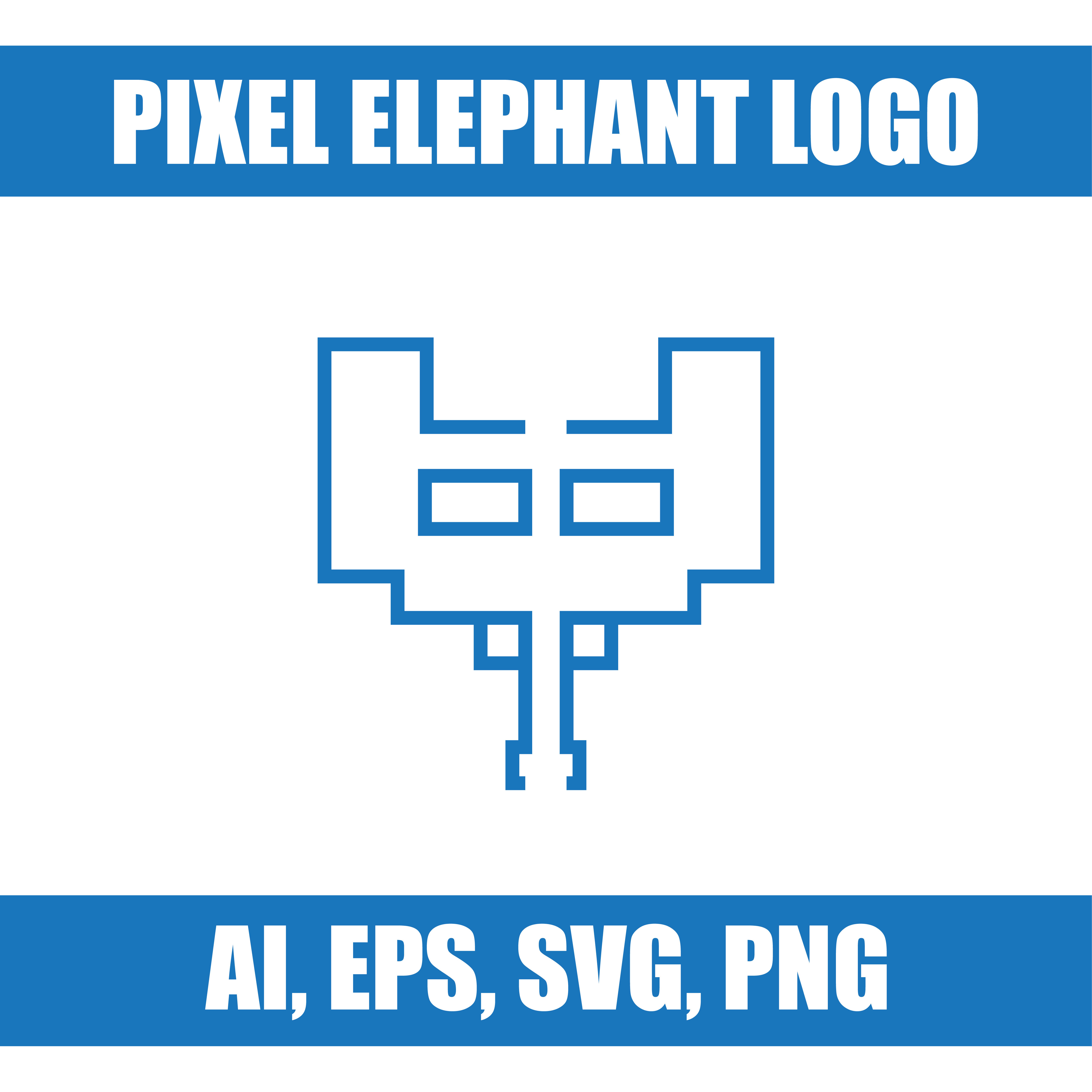 pixel elephant logo cover image.