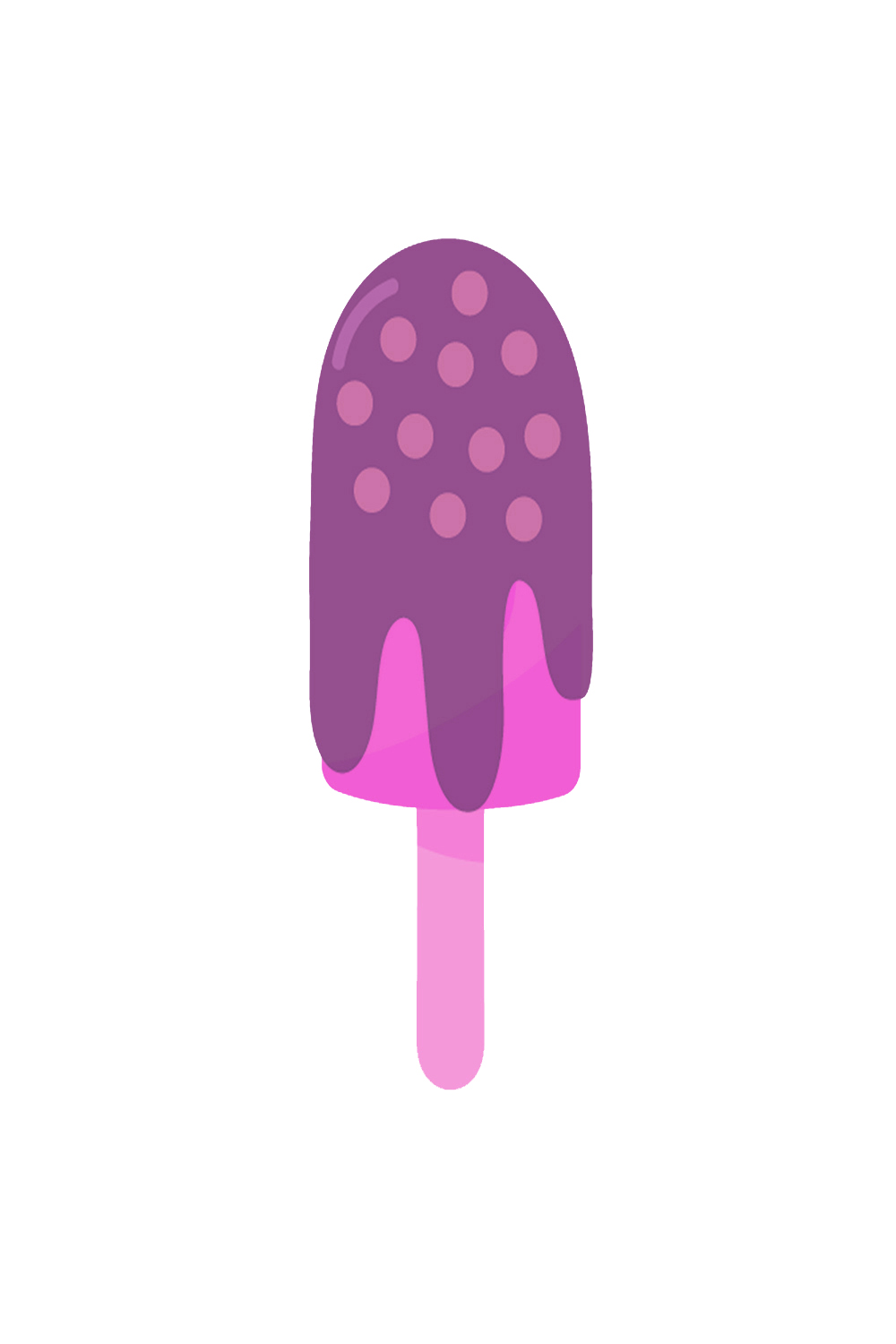 8 Ice Cream Sticker Cutouts SVG pinterest preview image.