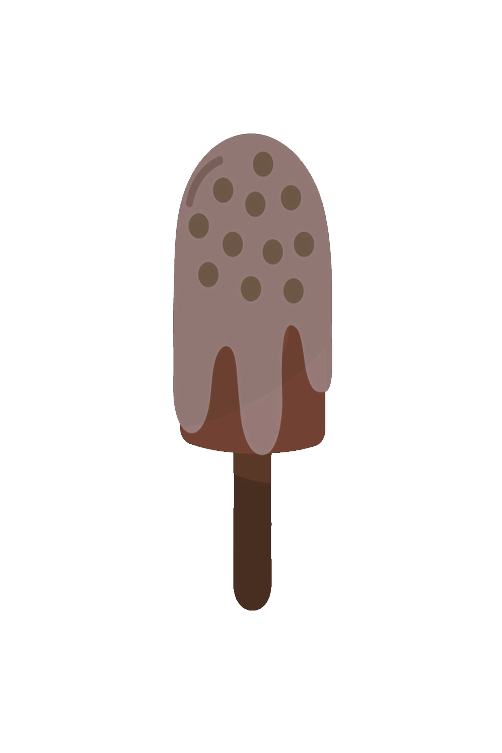 12 Ice Cream Cone Stickers for Print on Demand Projects pinterest preview image.