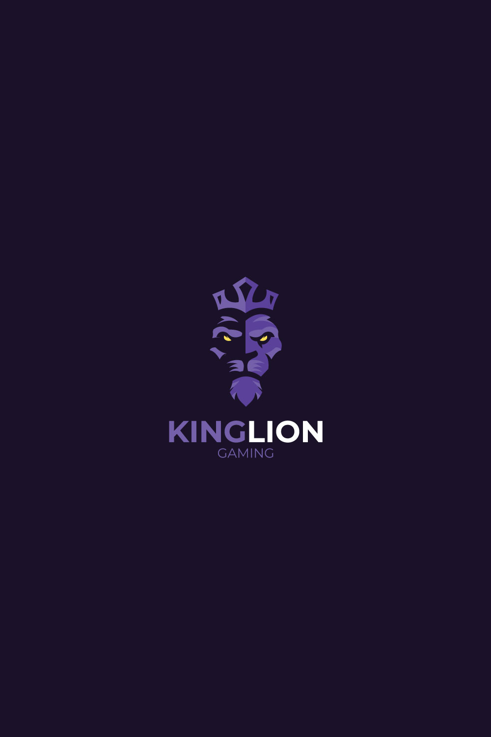 king lion logo pint 114