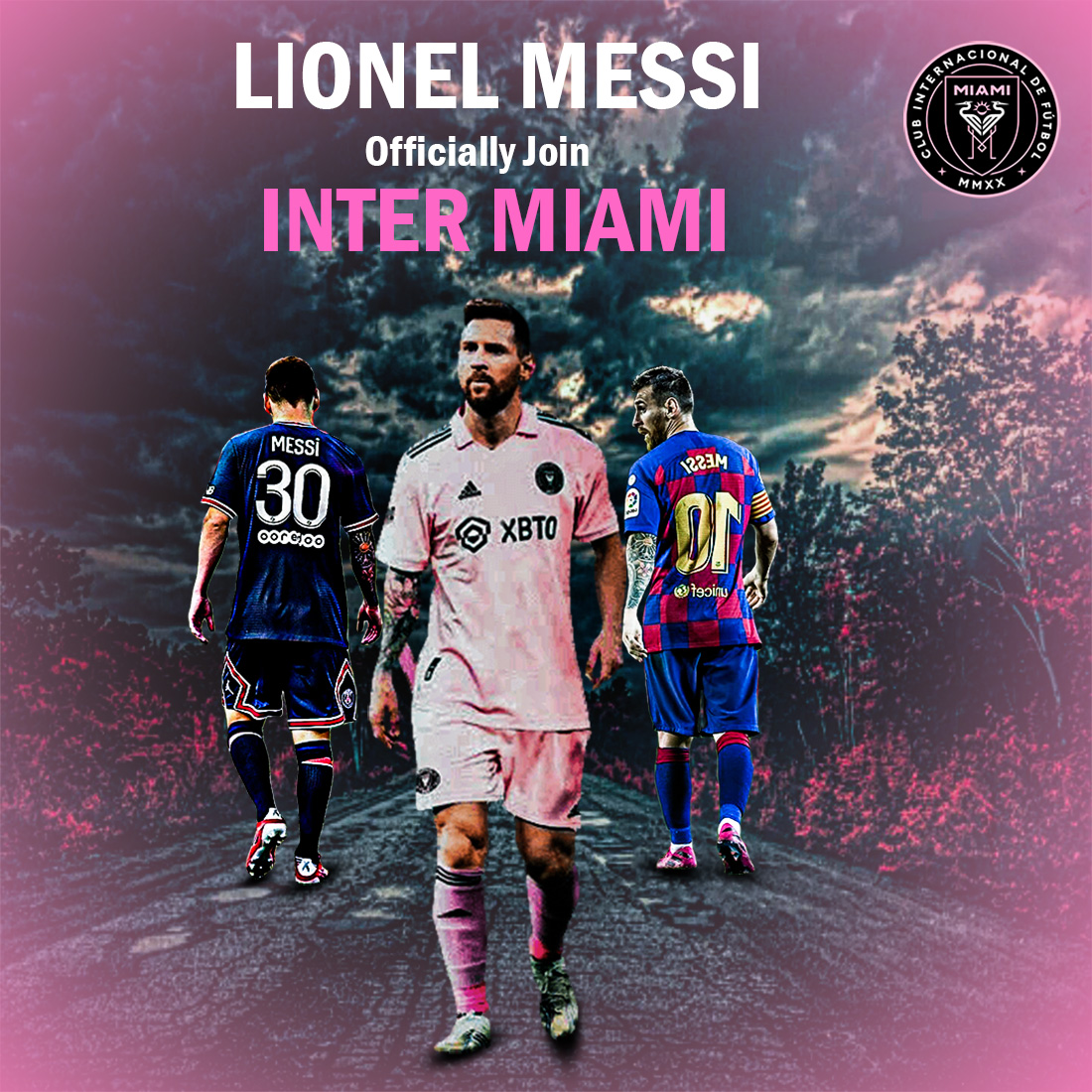 LIONEL MESSI OFFICIALLY JOIN INTER MIAMI preview image.