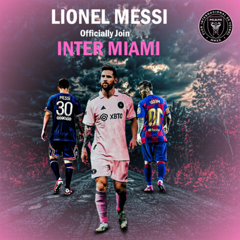 LIONEL MESSI OFFICIALLY JOIN INTER MIAMI cover image.