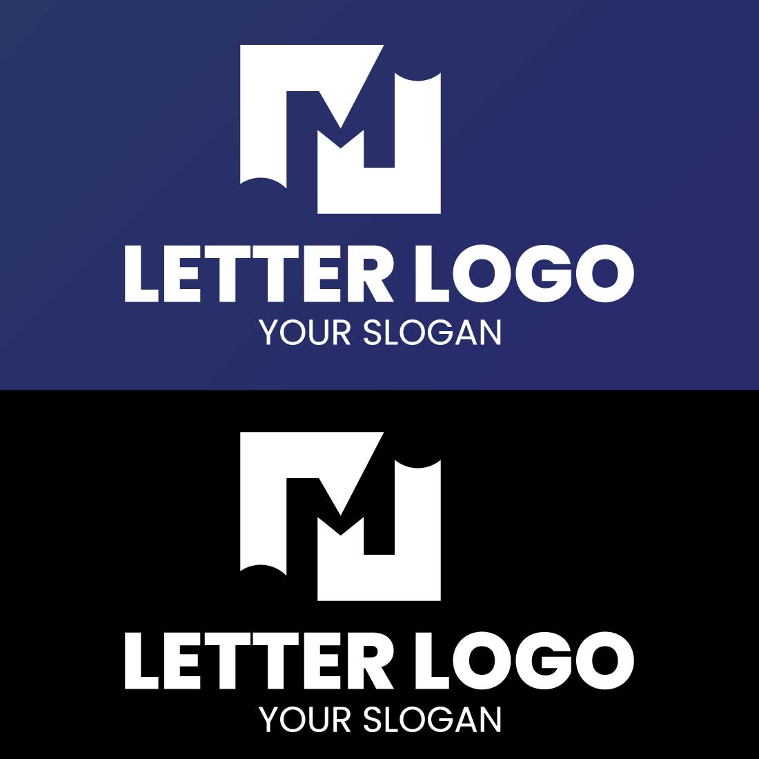 m letter logo 3 861
