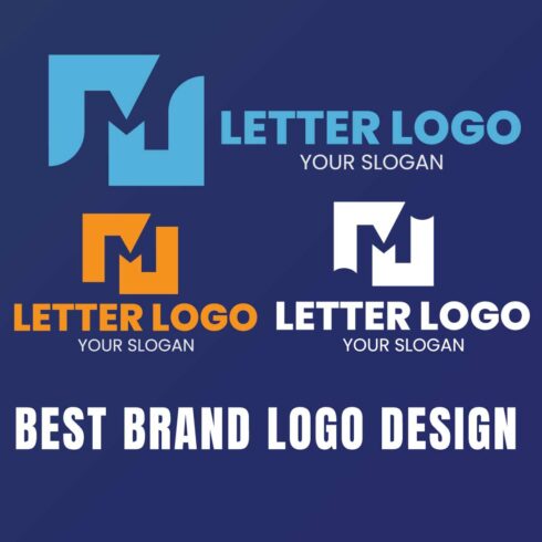 M Letter Logo Brand Logo design - MasterBundles