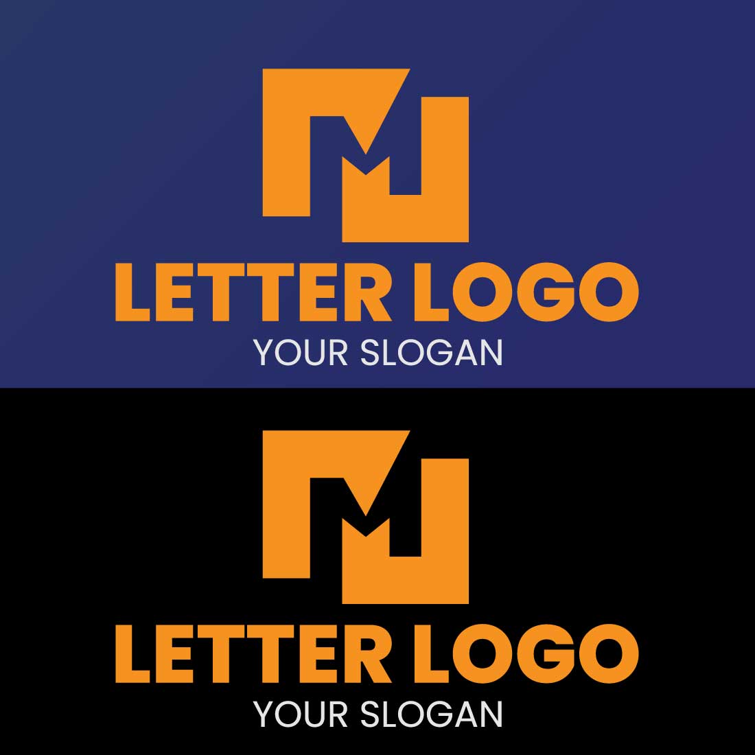 M Letter Logo Brand Logo design cover image.