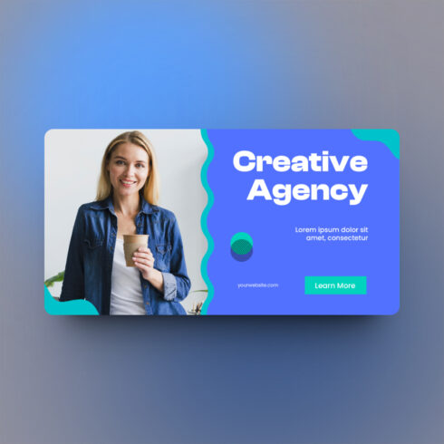 Abstract Creative Business Agency Facebook Ad Banner cover image.