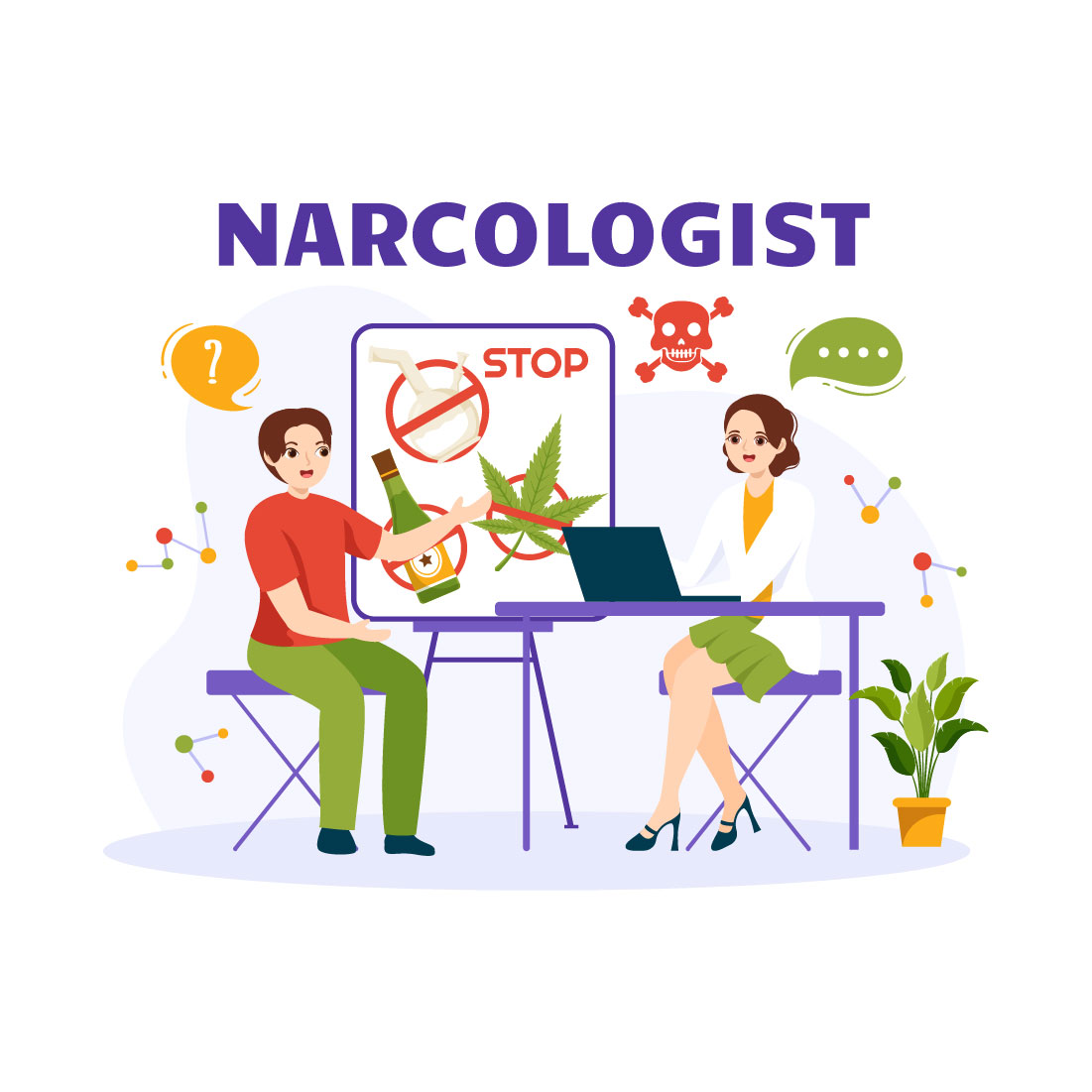 14 Narcologist Illustration preview image.