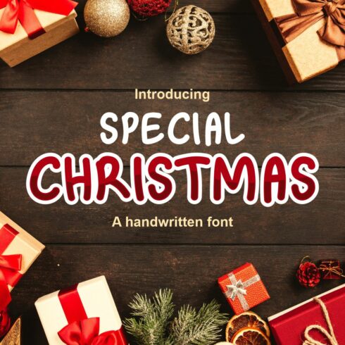 Spesial Christmas Font cover image.