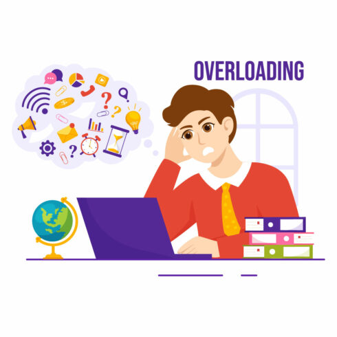 12 Overloading Business Illustration cover image.