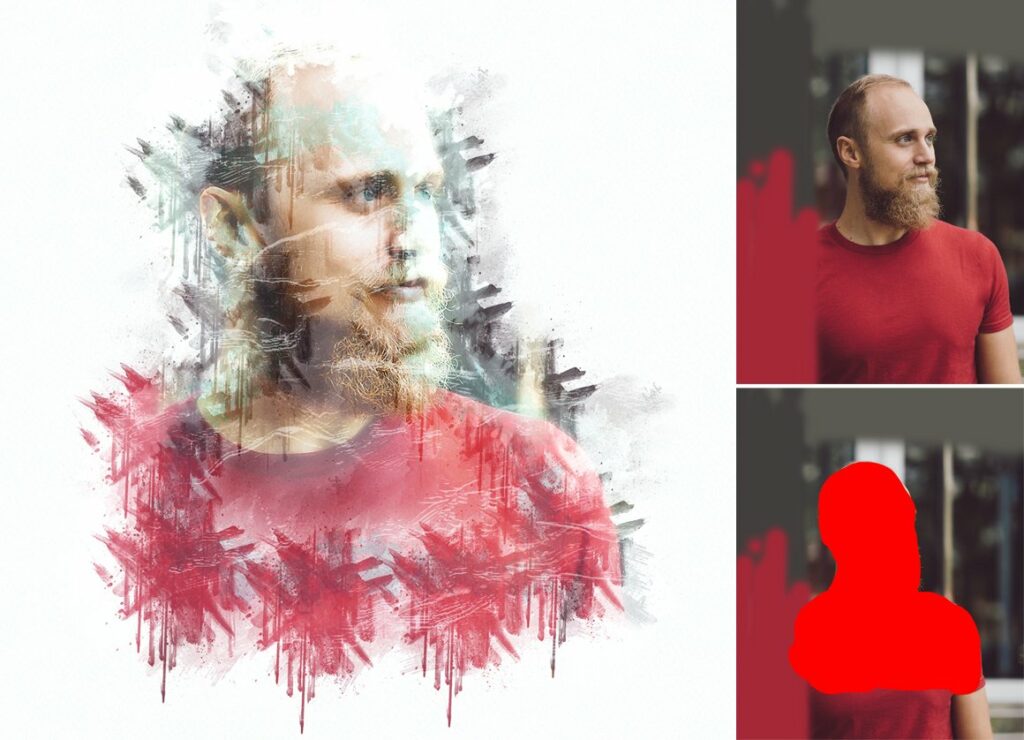 Paint Watercolor Photoshop Action - MasterBundles