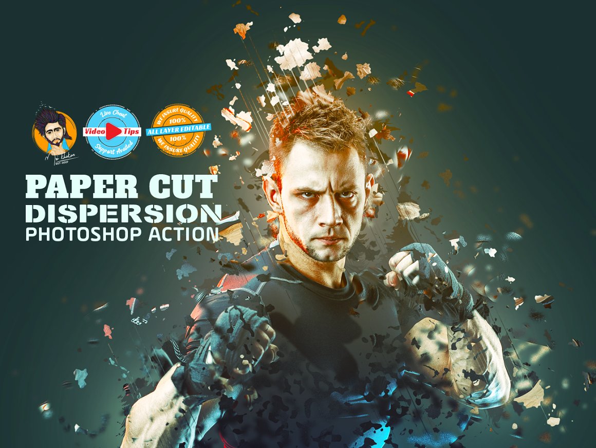 paper cut dispersion cover 752