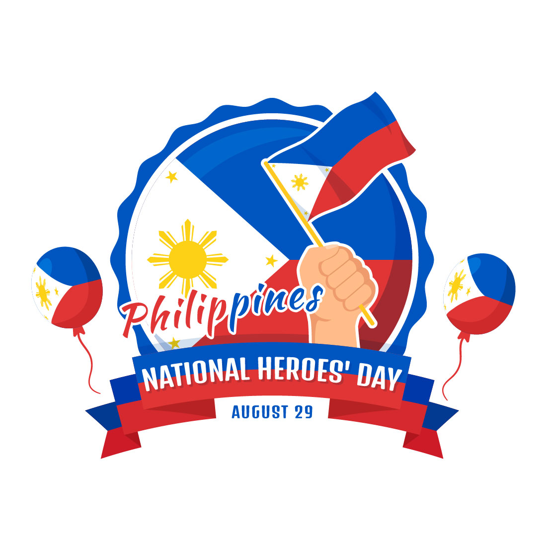 14 Philippines National Heroes Day Illustration cover image.