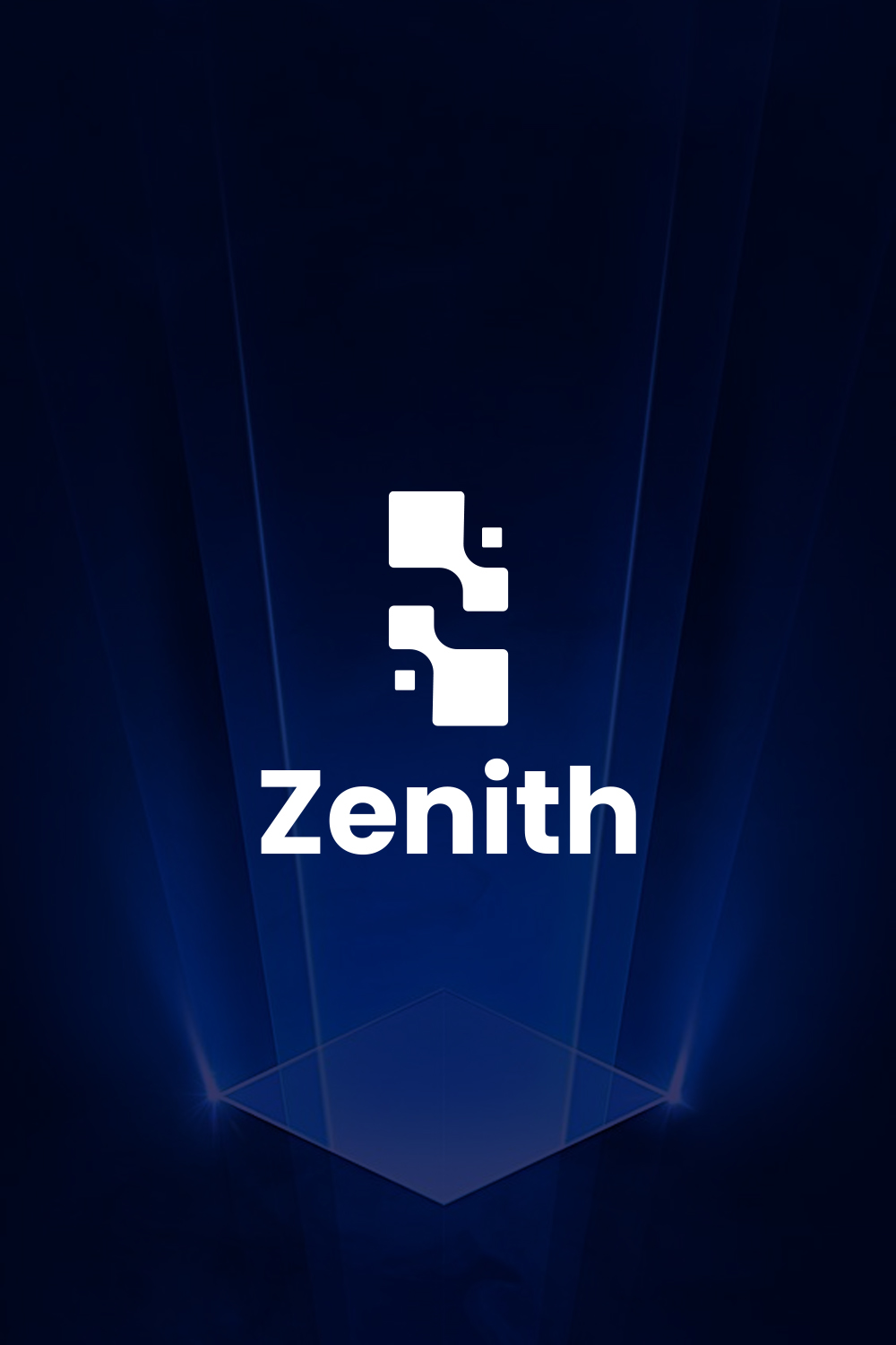 Z tech logo | Letter Z logo pinterest preview image.